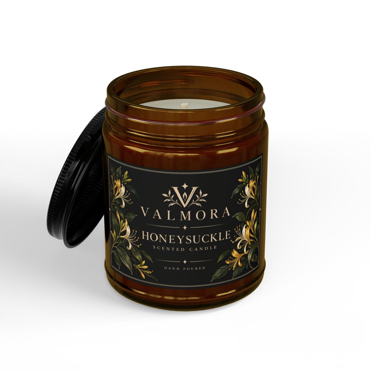 Honeysuckle Soy Wax Candle | Hand-Poured Natural Candle (4oz & 9oz)