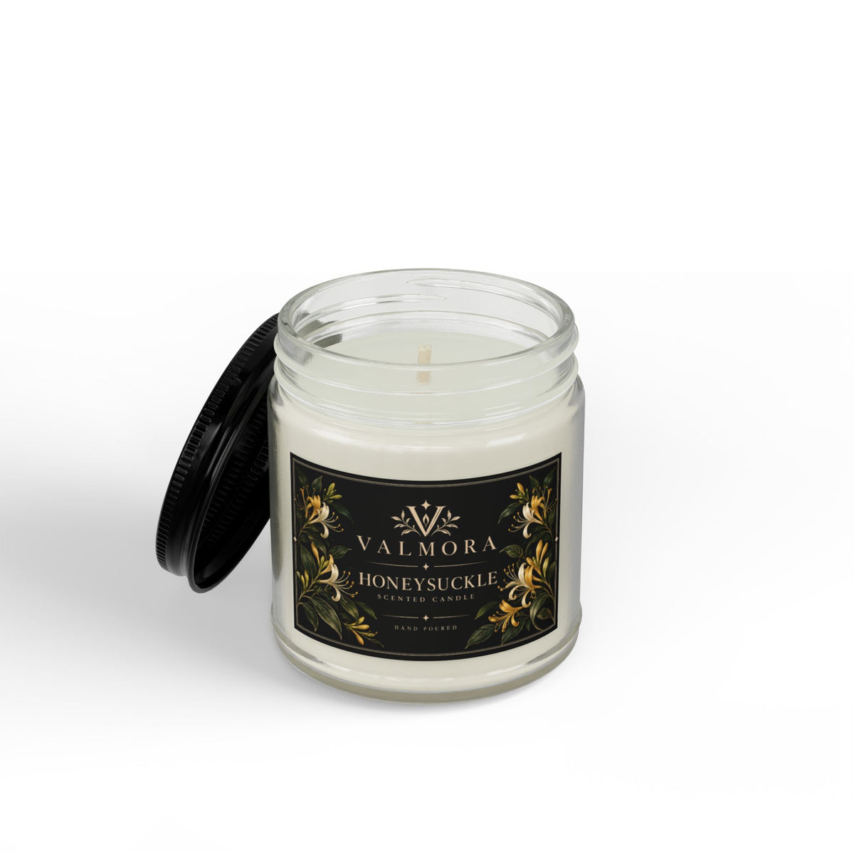 Honeysuckle Soy Wax Candle | Hand-Poured Natural Candle (4oz & 9oz)
