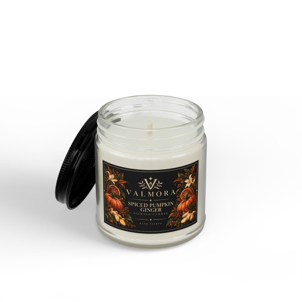 Spiced Pumpkin Ginger Soy Candle | Natural Cotton Wick | 4oz & 9oz