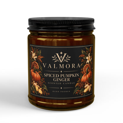 Spiced Pumpkin Ginger Soy Candle | Natural Cotton Wick | 4oz & 9oz