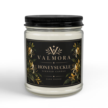 Honeysuckle Soy Wax Candle | Hand-Poured Natural Candle (4oz & 9oz)
