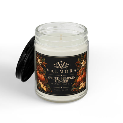 Spiced Pumpkin Ginger Soy Candle | Natural Cotton Wick | 4oz & 9oz