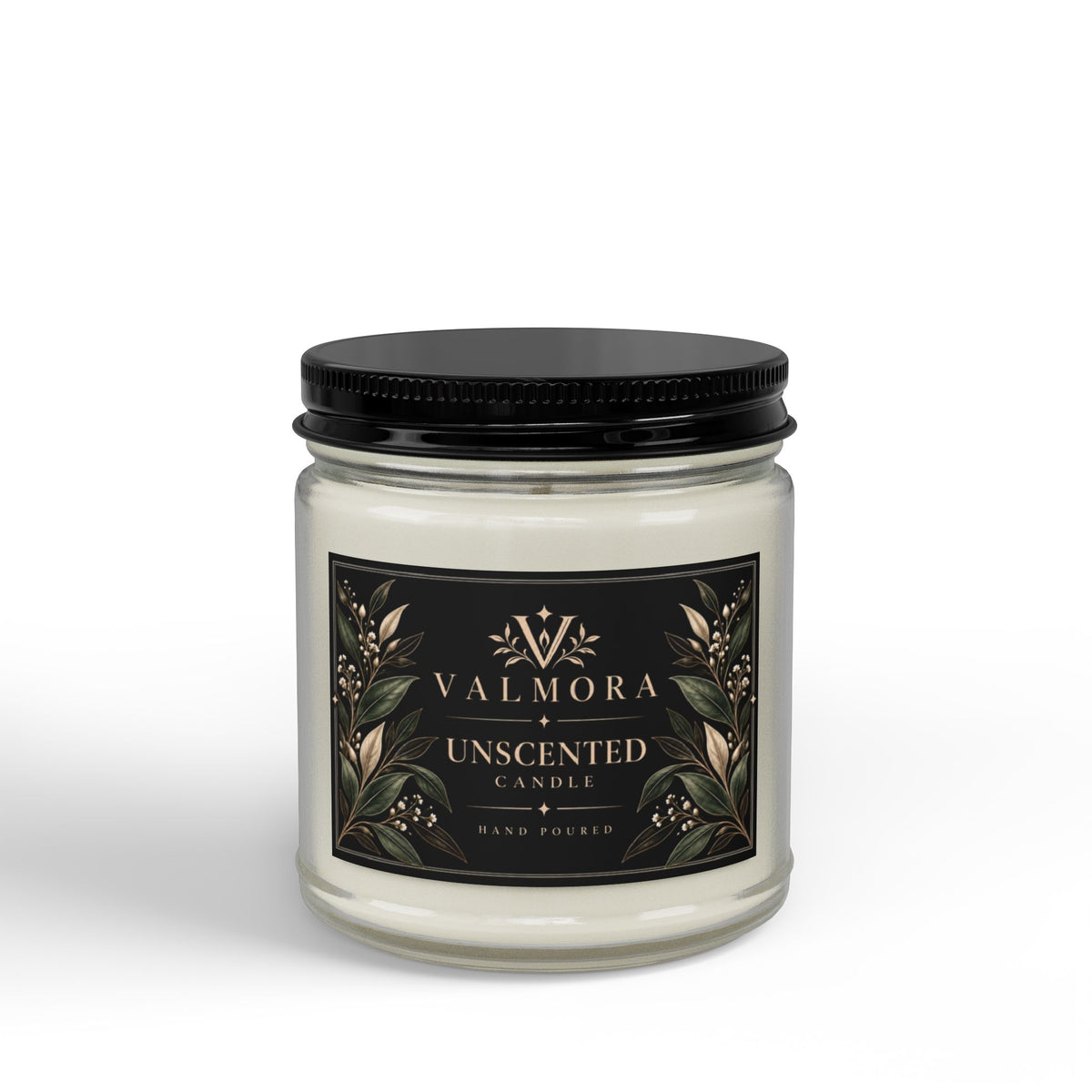 Unscented Soy Candle | Fragrance-Free & Natural | 4oz & 9oz