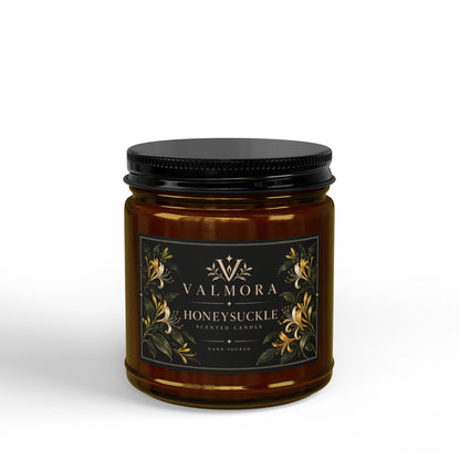 Honeysuckle Soy Wax Candle | Hand-Poured Natural Candle (4oz & 9oz)