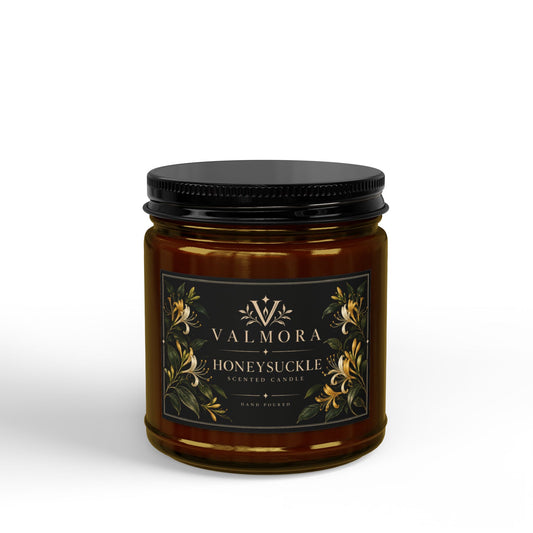 Honeysuckle Soy Wax Candle | Hand-Poured Natural Candle (4oz & 9oz)