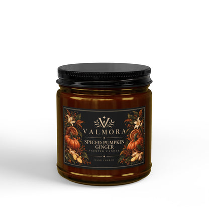 Spiced Pumpkin Ginger Soy Candle | Natural Cotton Wick | 4oz & 9oz