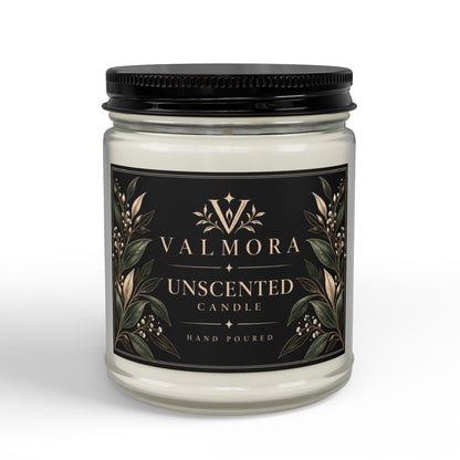 Unscented Soy Candle | Fragrance-Free & Natural | 4oz & 9oz