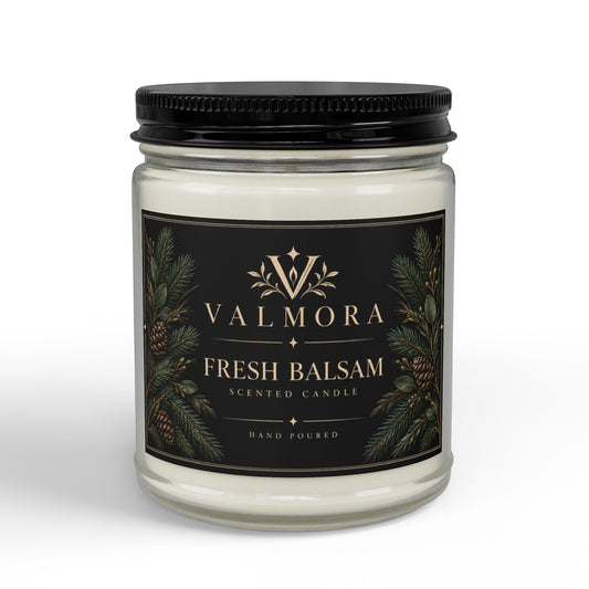 Fresh Balsam Scented Soy Candle | 4oz & 9oz