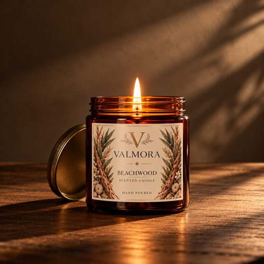 Beachwood Coconut Apricot Scented Candle (4oz/9oz)