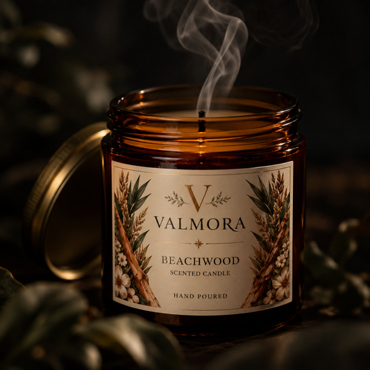 Beachwood Coconut Apricot Scented Candle (4oz/9oz)
