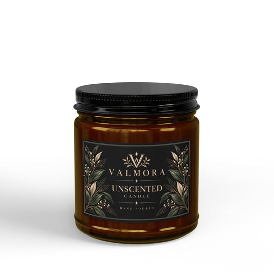 Unscented Soy Candle | Fragrance-Free & Natural | 4oz & 9oz