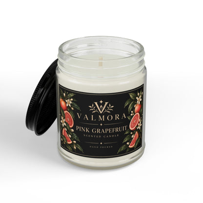 Pink Grapefruit Soy Candle | Natural Cotton Wick | 4oz & 9oz