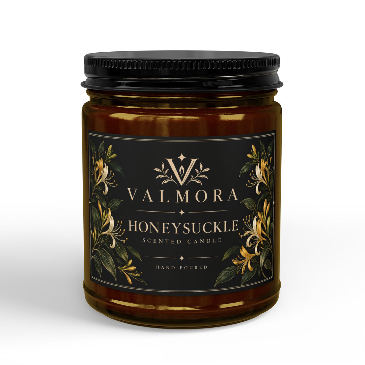 Honeysuckle Soy Wax Candle | Hand-Poured Natural Candle (4oz & 9oz)