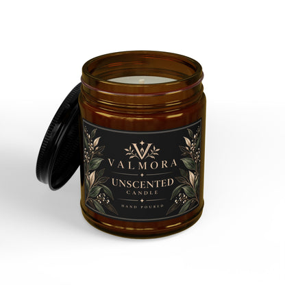 Unscented Soy Candle | Fragrance-Free & Natural | 4oz & 9oz