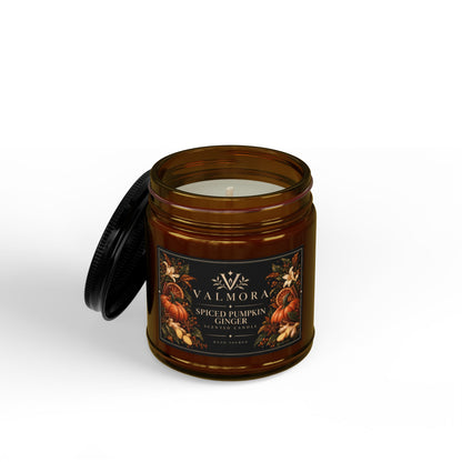 Spiced Pumpkin Ginger Soy Candle | Natural Cotton Wick | 4oz & 9oz