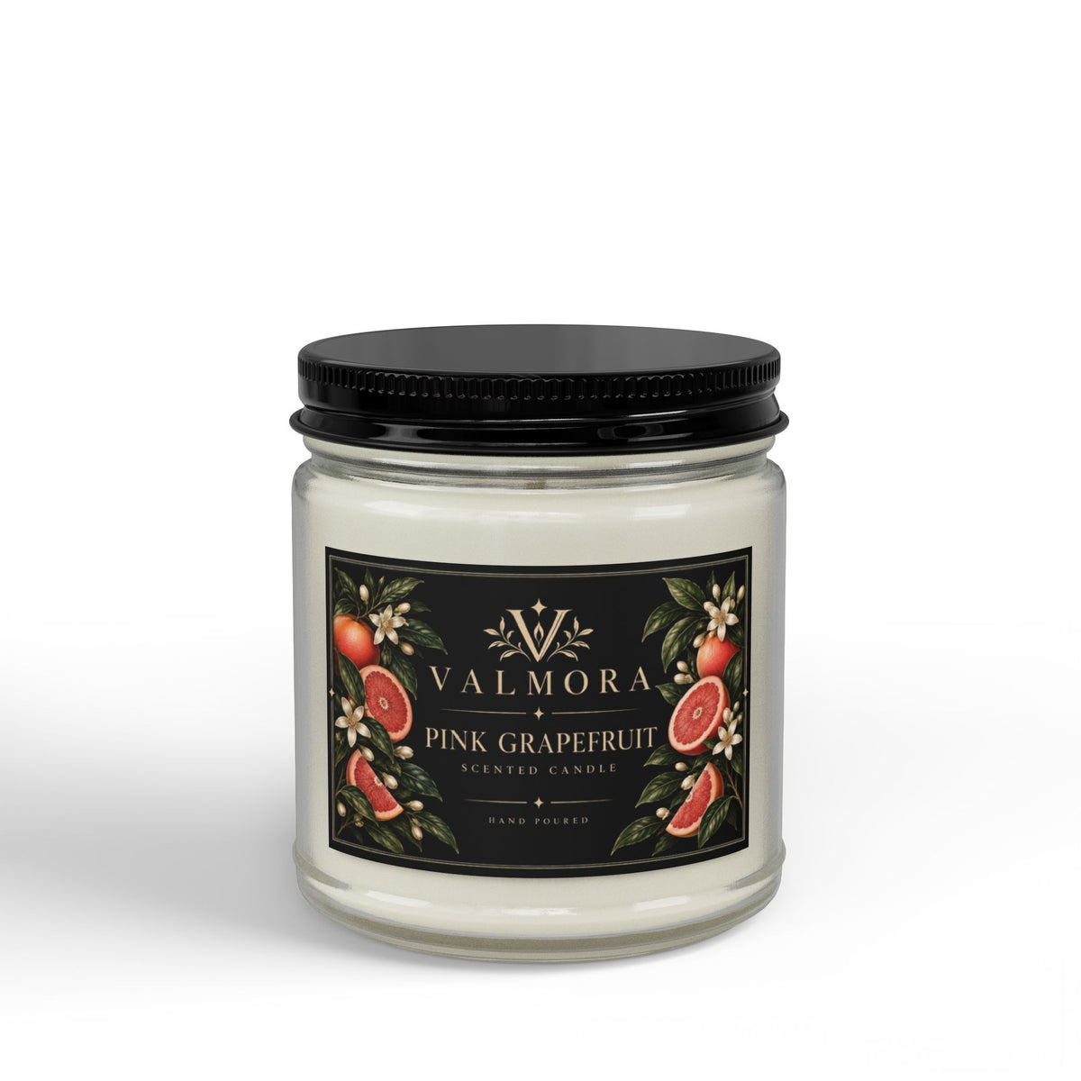 Pink Grapefruit Soy Candle | Natural Cotton Wick | 4oz & 9oz