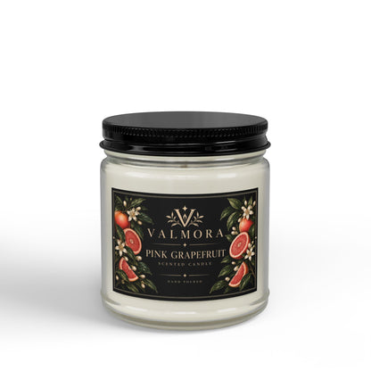 Pink Grapefruit Soy Candle | Natural Cotton Wick | 4oz & 9oz