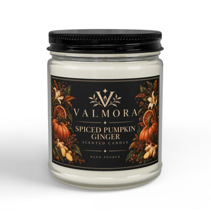Spiced Pumpkin Ginger Soy Candle | Natural Cotton Wick | 4oz & 9oz