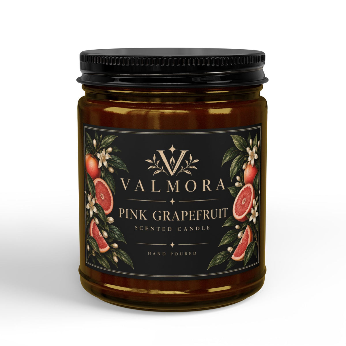 Pink Grapefruit Soy Candle | Natural Cotton Wick | 4oz & 9oz