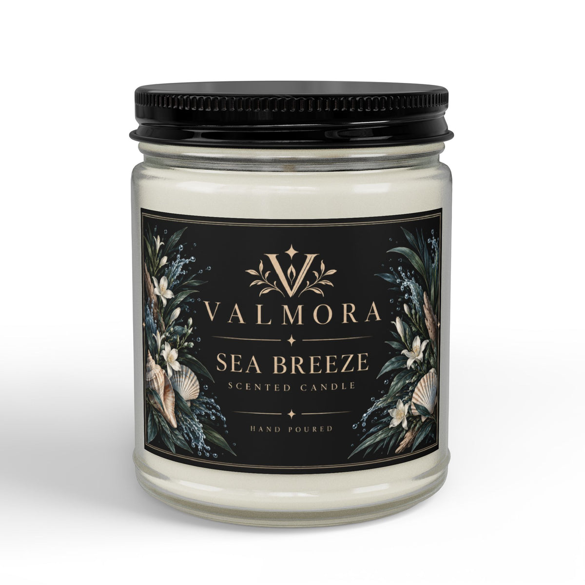 Sea Breeze Soy Candle | Natural Cotton Wick | 4oz & 9oz