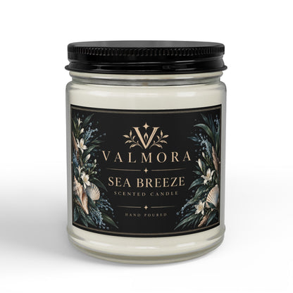 Sea Breeze Soy Candle | Natural Cotton Wick | 4oz & 9oz