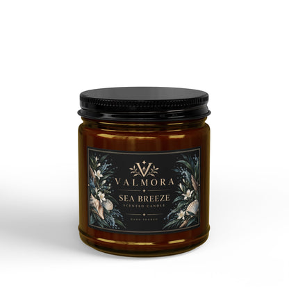 Sea Breeze Soy Candle | Natural Cotton Wick | 4oz & 9oz
