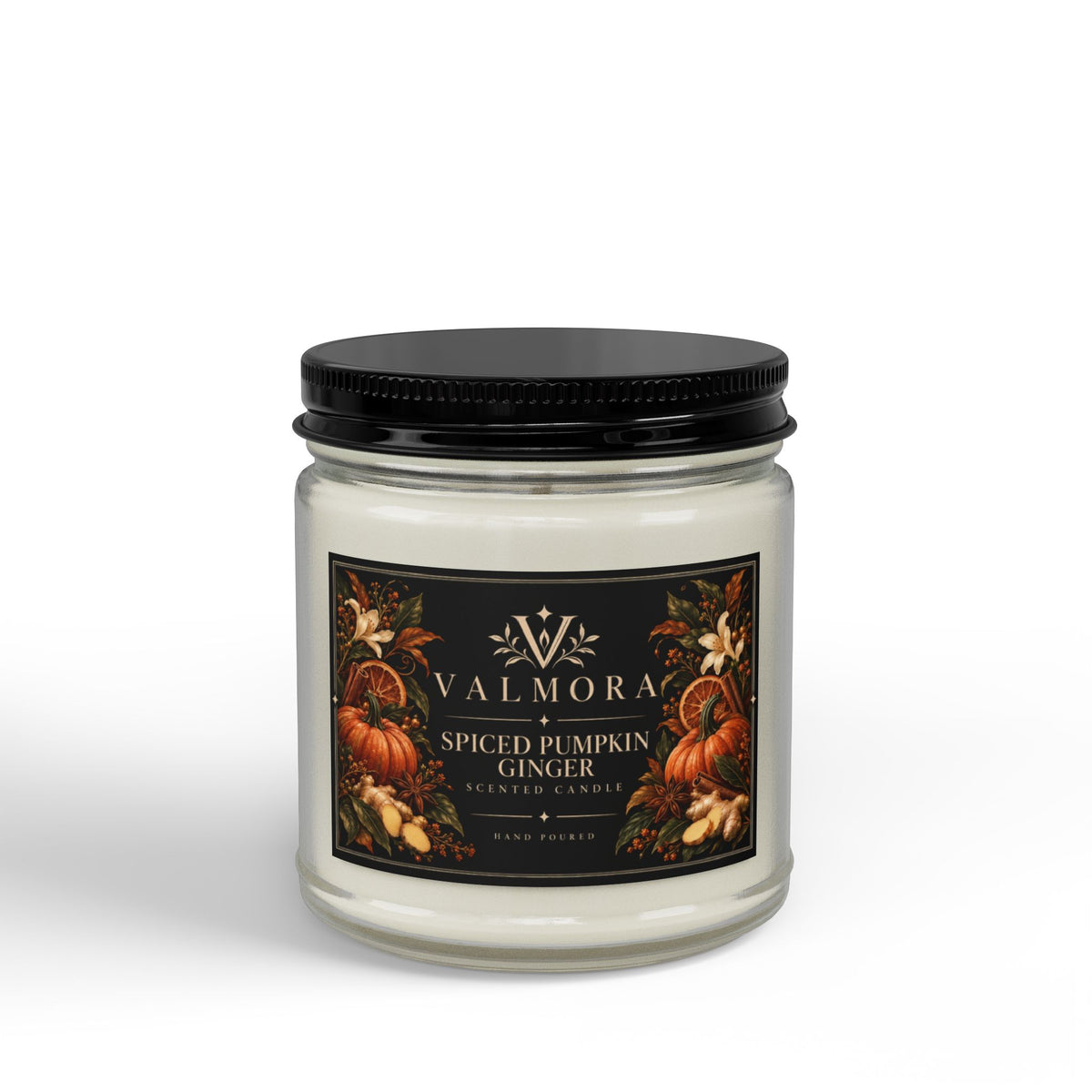 Spiced Pumpkin Ginger Soy Candle | Natural Cotton Wick | 4oz & 9oz