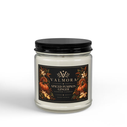 Spiced Pumpkin Ginger Soy Candle | Natural Cotton Wick | 4oz & 9oz