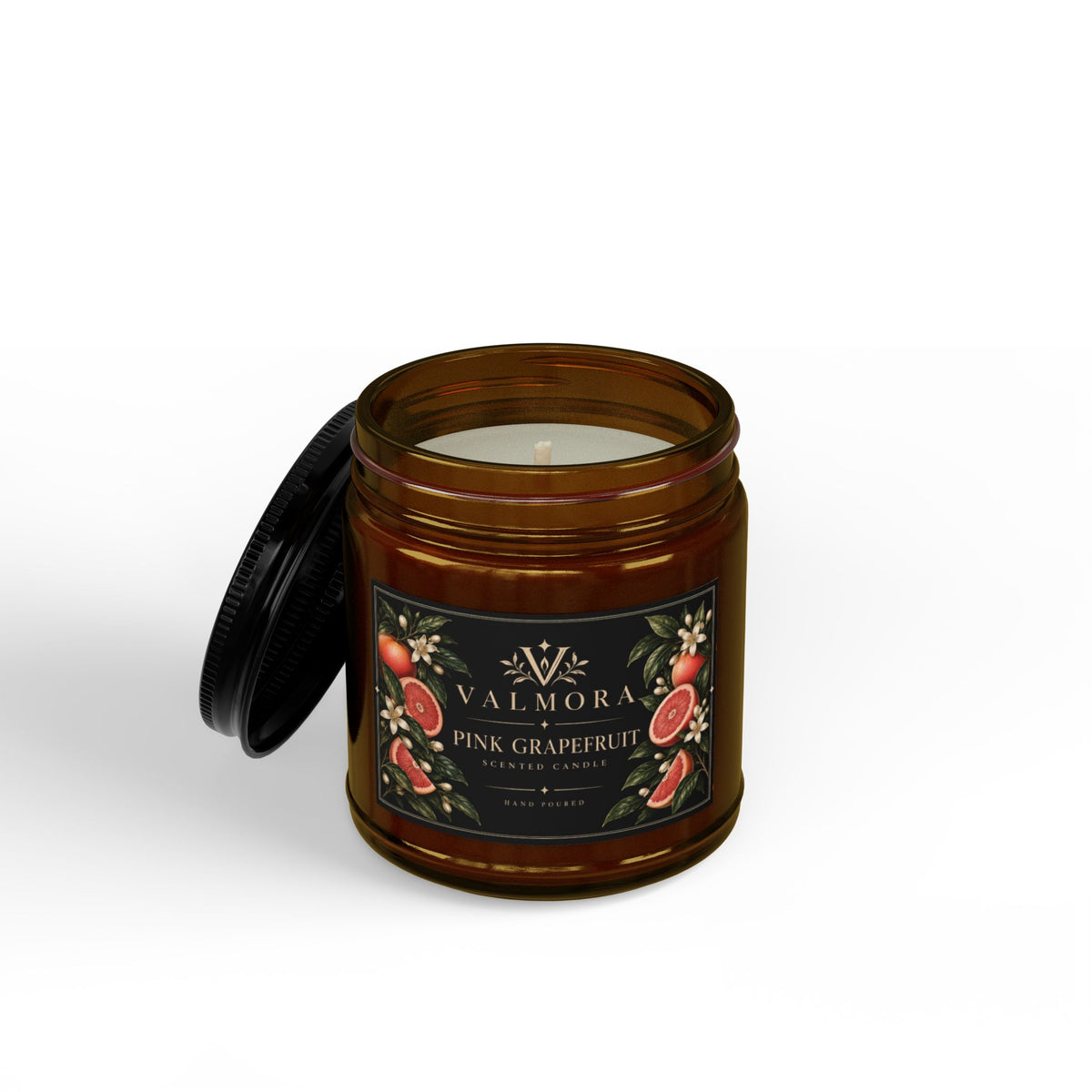 Pink Grapefruit Soy Candle | Natural Cotton Wick | 4oz & 9oz