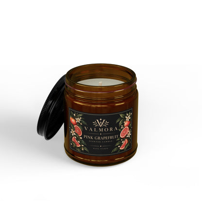 Pink Grapefruit Soy Candle | Natural Cotton Wick | 4oz & 9oz
