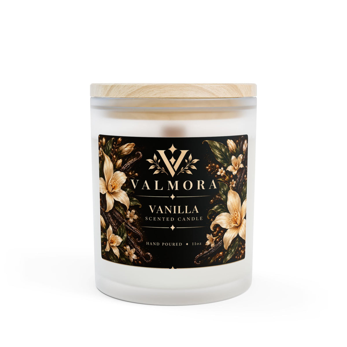 Vanilla — Frosted Glass Candle | 11oz