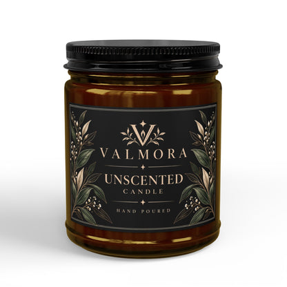 Unscented Soy Candle | Fragrance-Free & Natural | 4oz & 9oz