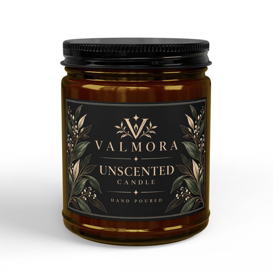 Unscented Soy Candle | Fragrance-Free & Natural | 4oz & 9oz